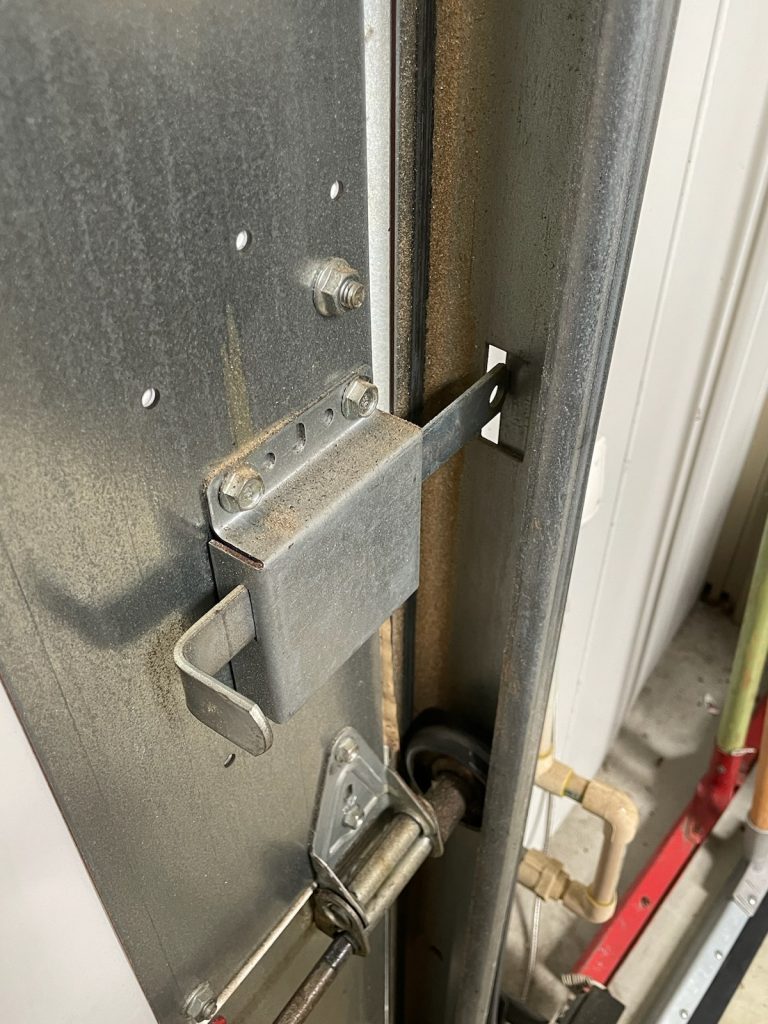 garage door security locks