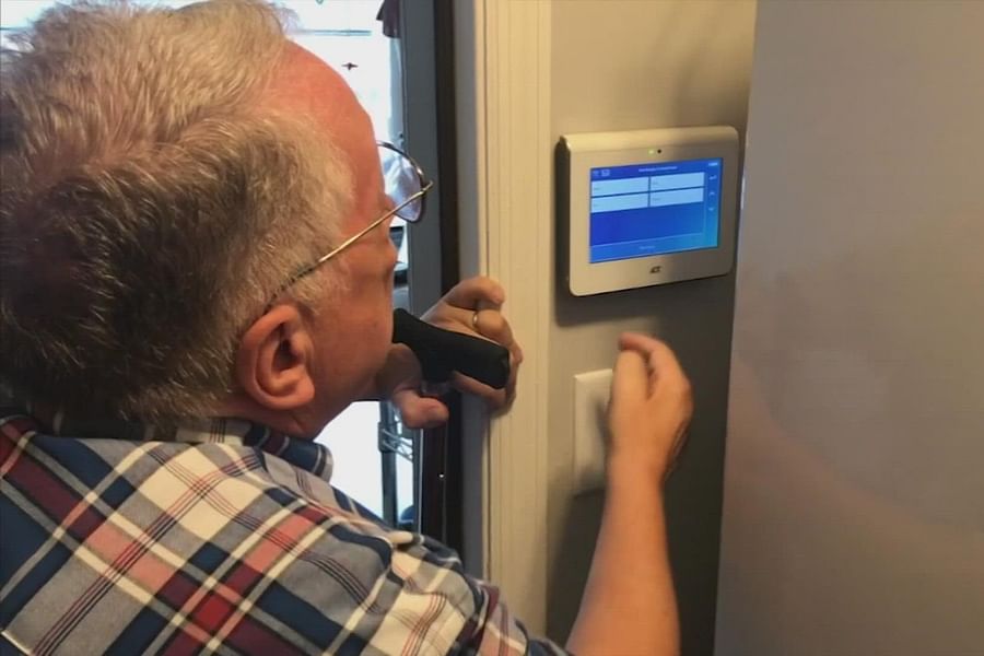 home alarm system signs