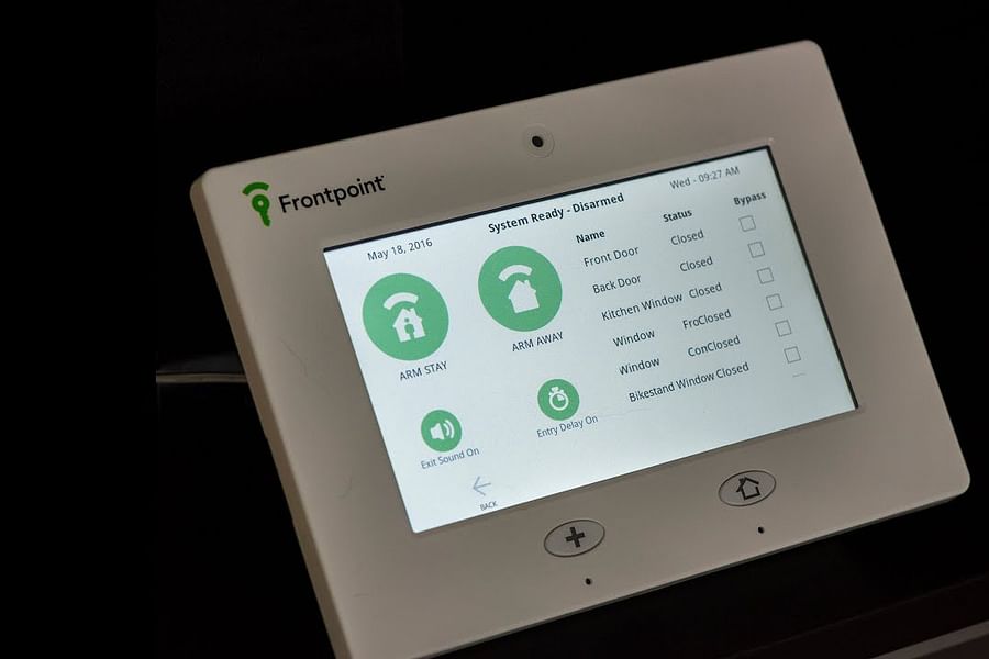 Brinks Home Security touchscreen panel