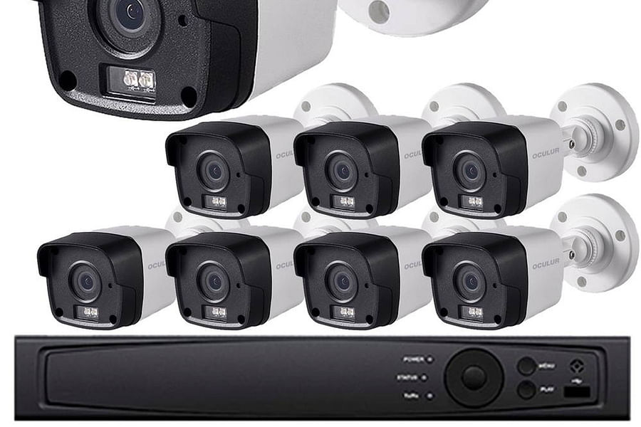 home surveillance camera angle