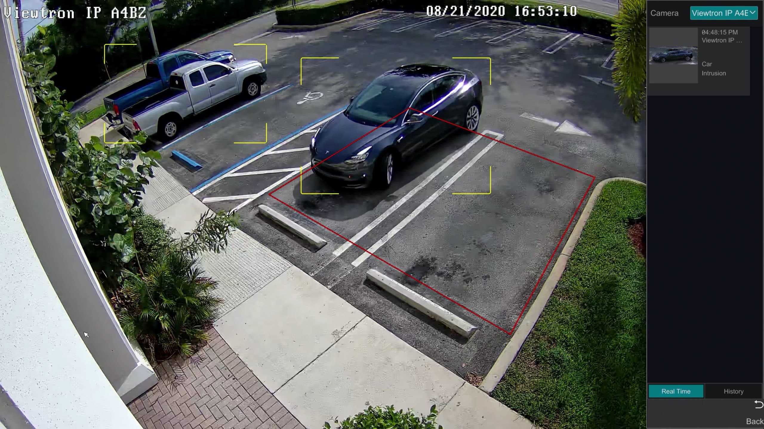 AI security camera object detection