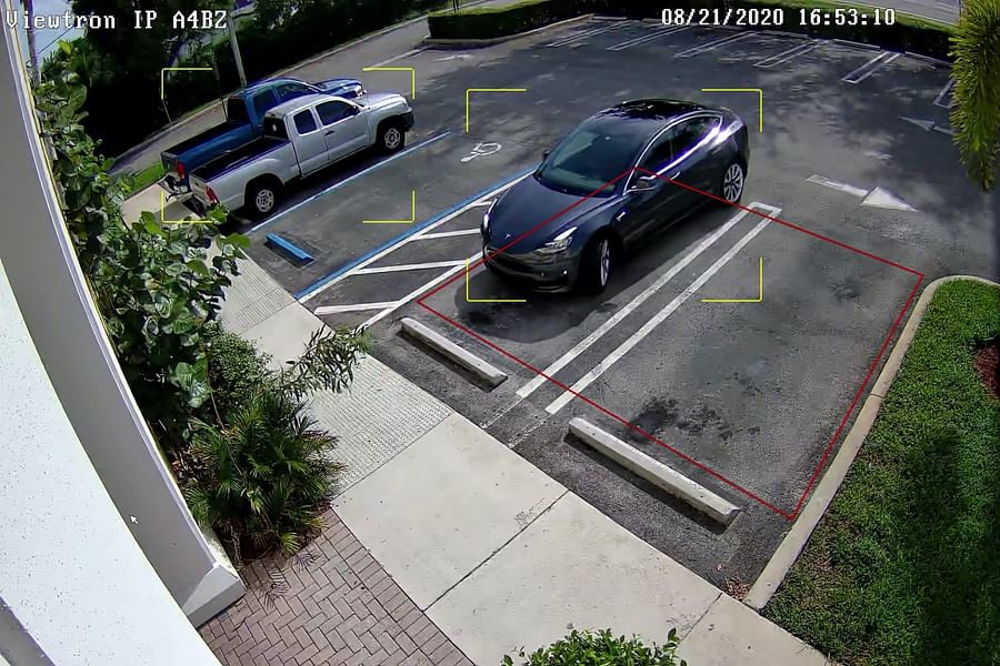 AI security camera object detection