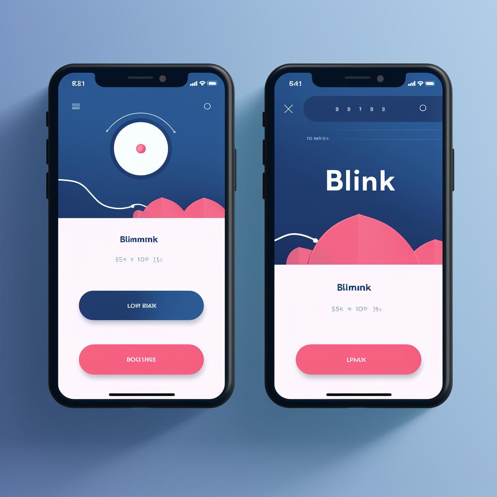 Blink Home Monitor app login screen