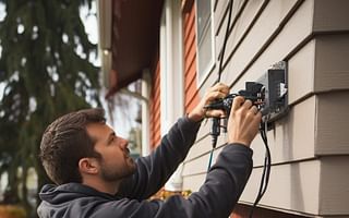 How to wire home surveillance cameras?